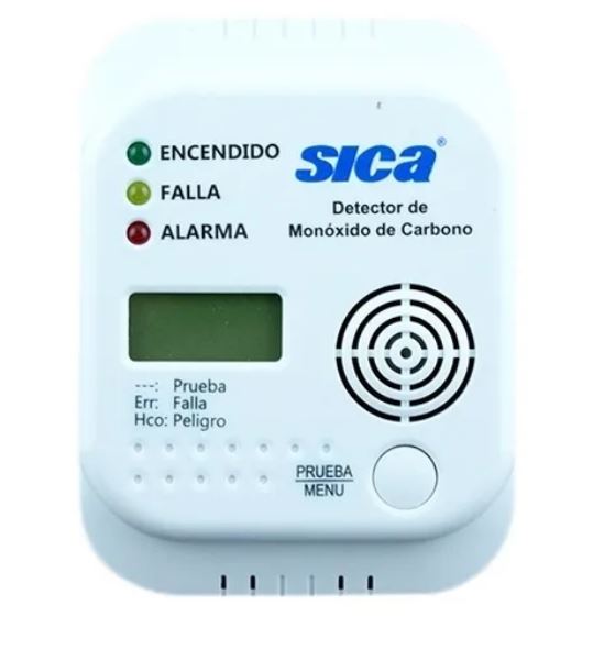 Detector CO a Pilas c/Display