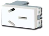 Tomacorriente Bipolar + Tierra 250Vca - 20A Verona