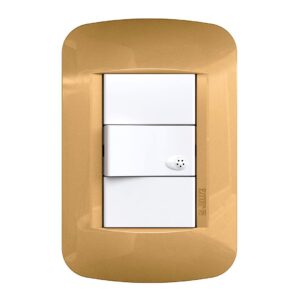 Tapa Regina 5 x 10 cm. de 3 módulos Champagne