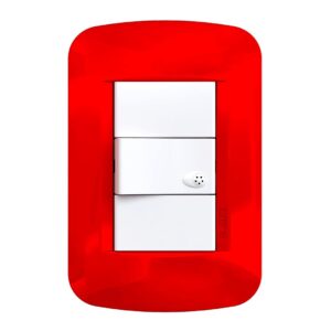 Tapa Regina 5 x 10 cm. de 3 módulos Rojo
