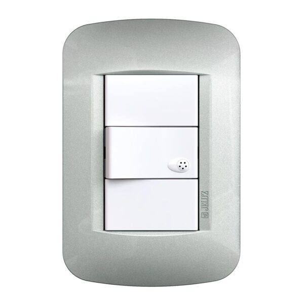 Tapa Regina 5 x 10 cm. de 3 módulos Plata