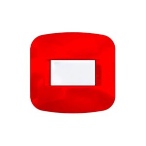 Tapa Regina 5 x 5 cm. de 1 módulo Rojo