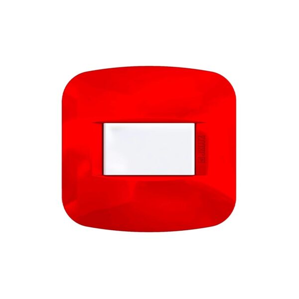 Tapa Regina 5 x 5 cm. de 1 módulo Rojo