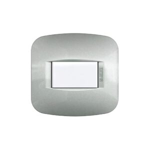 Tapa Regina 5 x 5 cm. de 1 módulo Plata