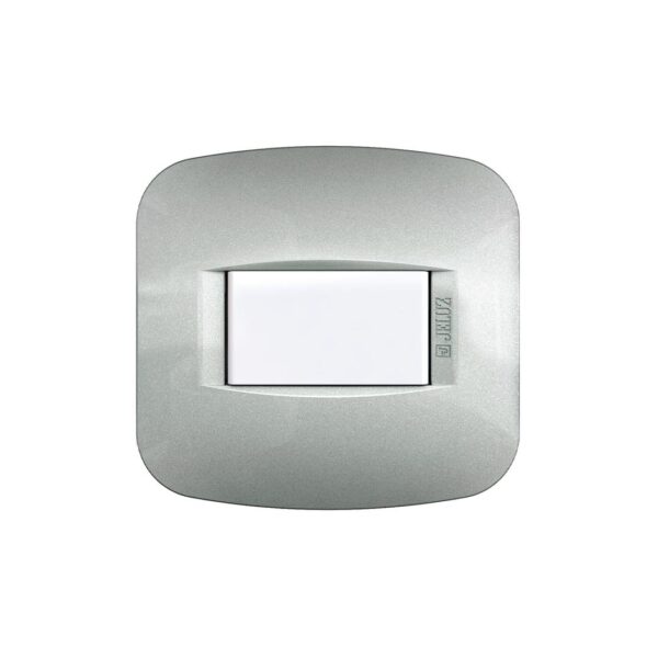 Tapa Regina 5 x 5 cm. de 1 módulo Plata