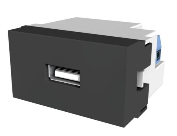 Toma USB de carga de 1A Verona Gris