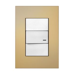 Tapa Platinum 5 x 10 cm. 3 módulos Champagne