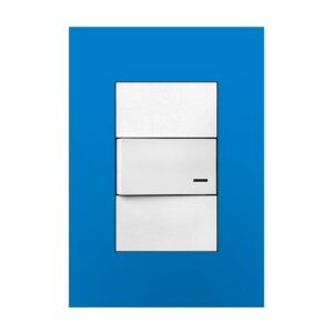 Tapa Platinum 5 x 10 cm. 3 módulos Azul Electrico