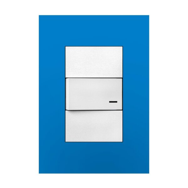Tapa Platinum 5 x 10 cm. 3 módulos Azul Electrico
