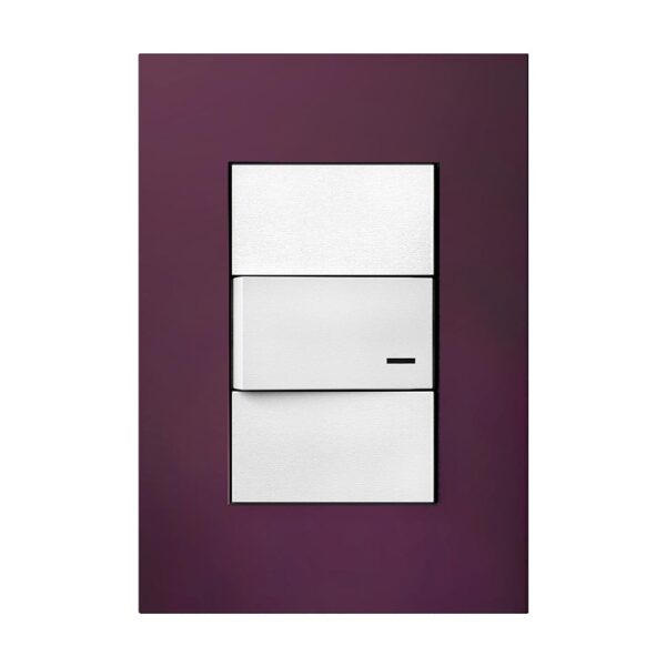 Tapa Platinum 5 x 10 cm. 3 módulos Uva