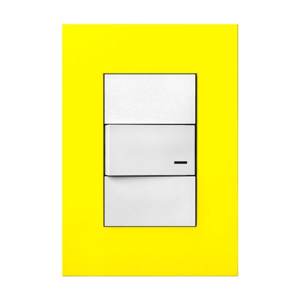 Tapa Platinum 5 x 10 cm. 3 módulos Amarillo