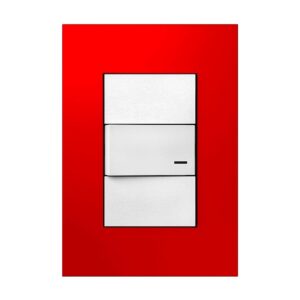 Tapa Platinum 5 x 10 cm. 3 módulos Rojo