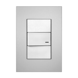 Tapa Platinum 5 x 10 cm. 3 módulos Plata