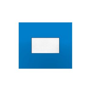 Tapa Platinum 5 X 5 cm. de 1 módulo Azul Electrico