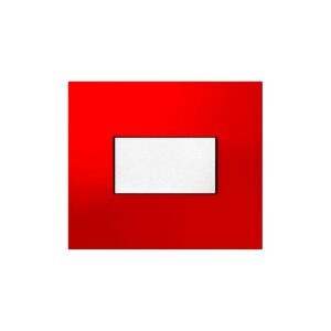 Tapa Platinum 5 X 5 cm. de 1 módulo Rojo