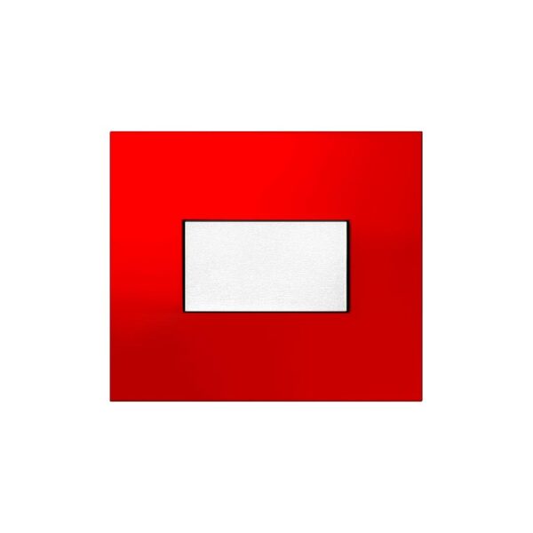 Tapa Platinum 5 X 5 cm. de 1 módulo Rojo