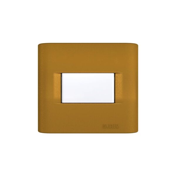 Tapa B.O. 5 x 5 cm. de 1 módulo Habano